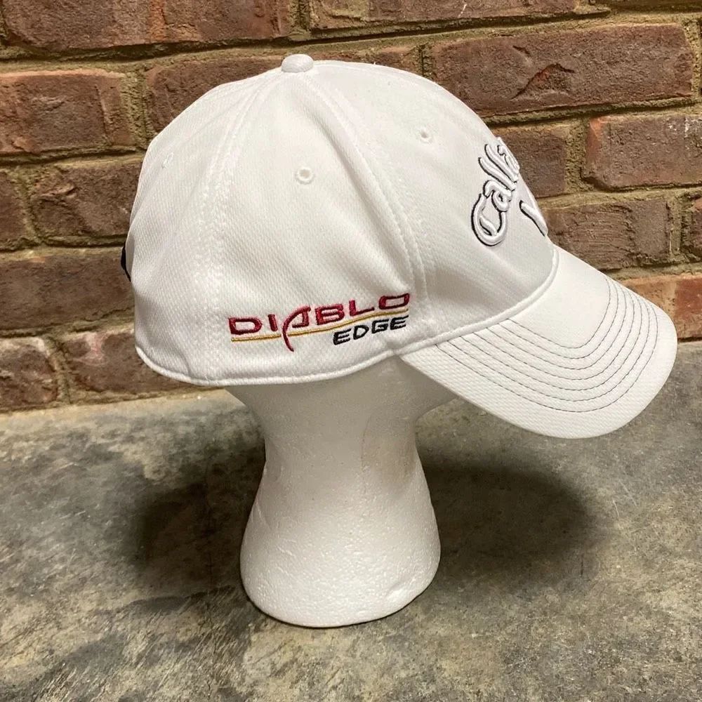 Tex Flex Callaway White Golf Cap - Picture 5 of 9